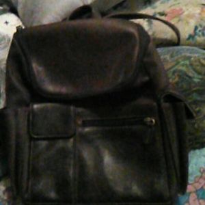 Rosetti brown leather backpack purse good shape